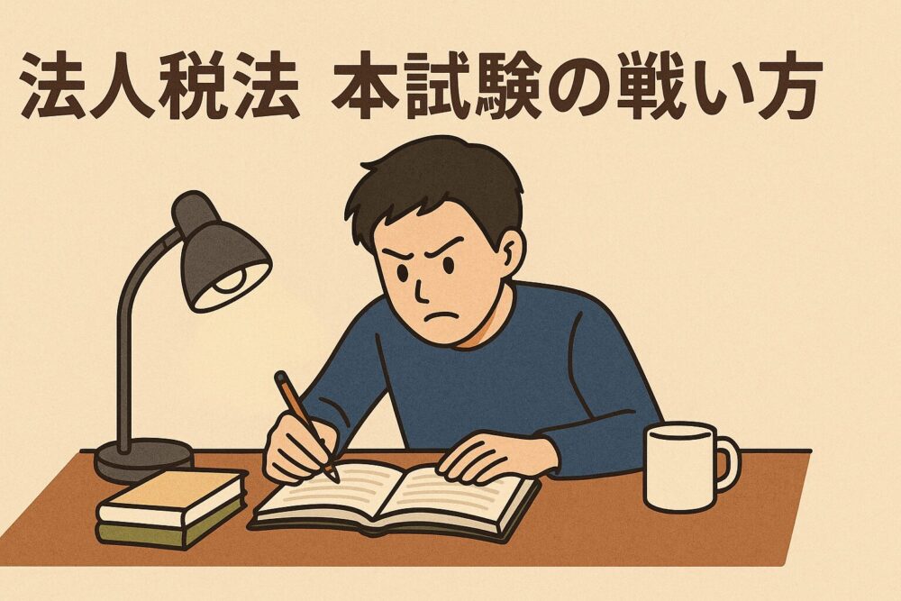 税理士試験 法人税法 本試験の戦い方