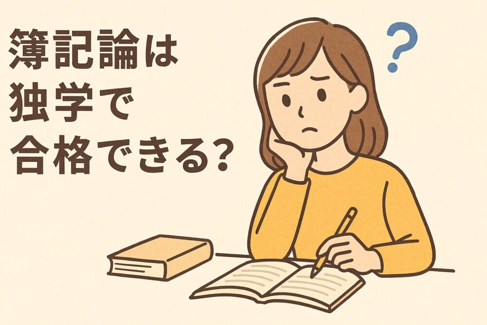 簿記論 独学 合格できる?