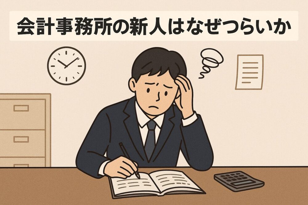 会計事務所 新人 なぜつらい