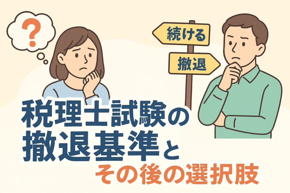 税理士試験　撤退する基準