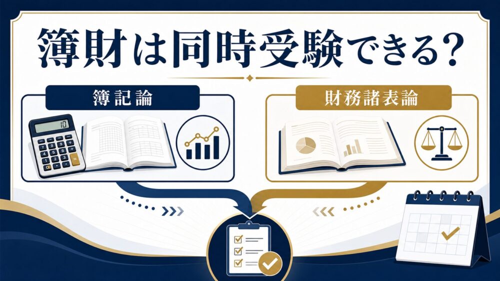 簿記論と財務諸表論の同時受験